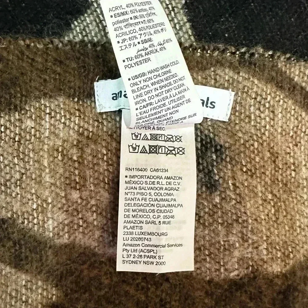Amazon Essentials Women's Blanket Scarf Animal Print - Picture 12 of 14